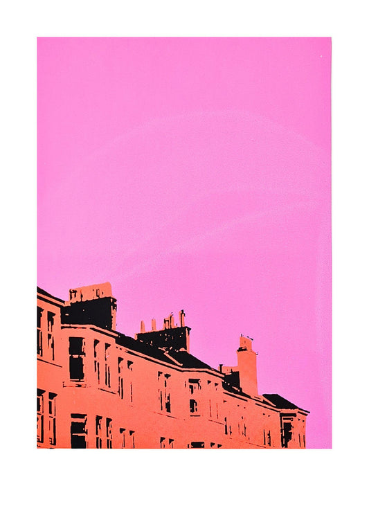 Rob Stevenson "Tenements" Edinburgh Print