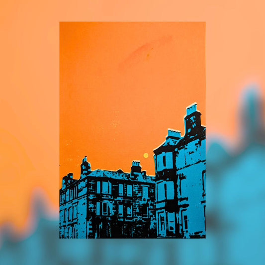 Rob Stevenson "Old Smokey" Edinburgh Print