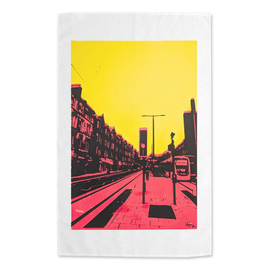 Leith Walk Edinburgh Tea Towel by Rob Stevenson