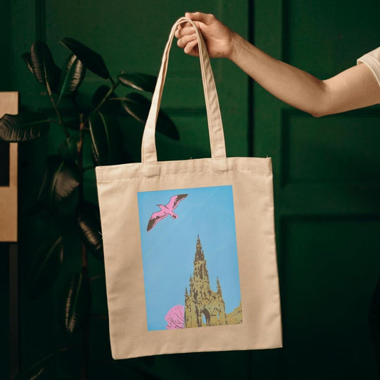 Scott Monument Edinburgh Tote Bag by Rob Stevenson