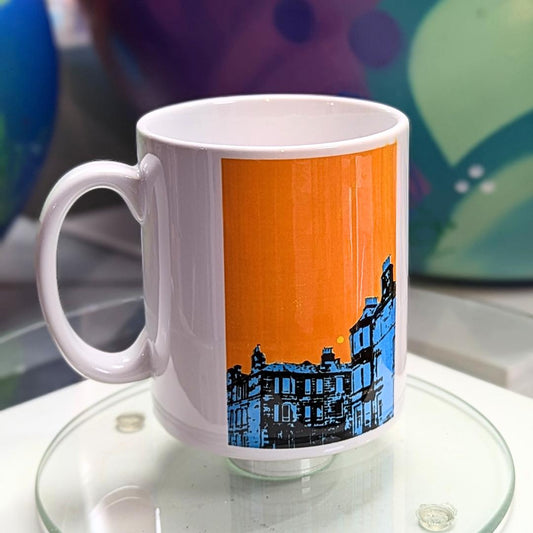 Old Smokey Edinburgh Mug by Rob Stevenson