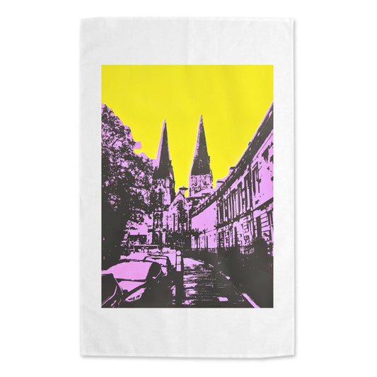 Saint Mary's Edinburgh Tea Towel by Rob Stevenson