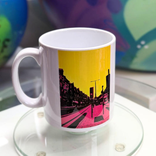 Leith Walk Edinburgh Mug by Rob Stevenson