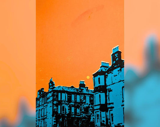 Rob Stevenson Old Smokey Edinburgh Print